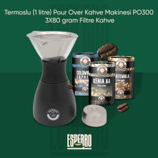 Esperro Pour Over PO300 + 3x Filtre Kahve Kampanyası